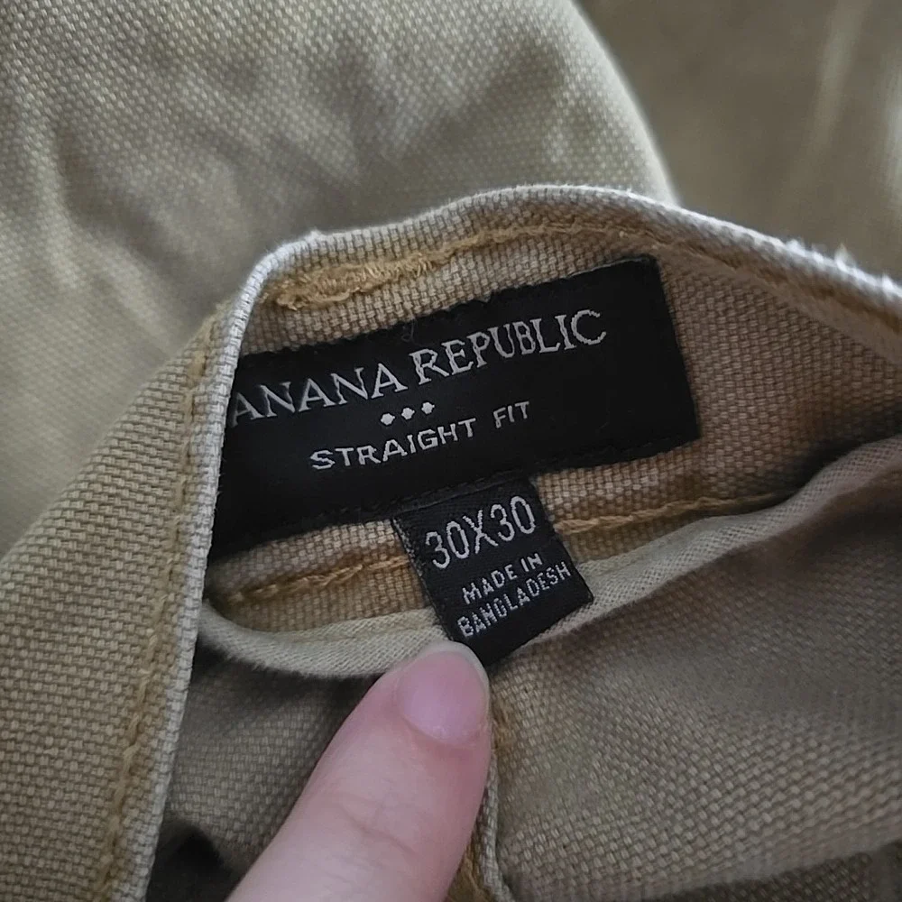 Banana Republic Pants Mens‎ Size 30x26 Brown/Tan Canvas Double Knee Carpenter